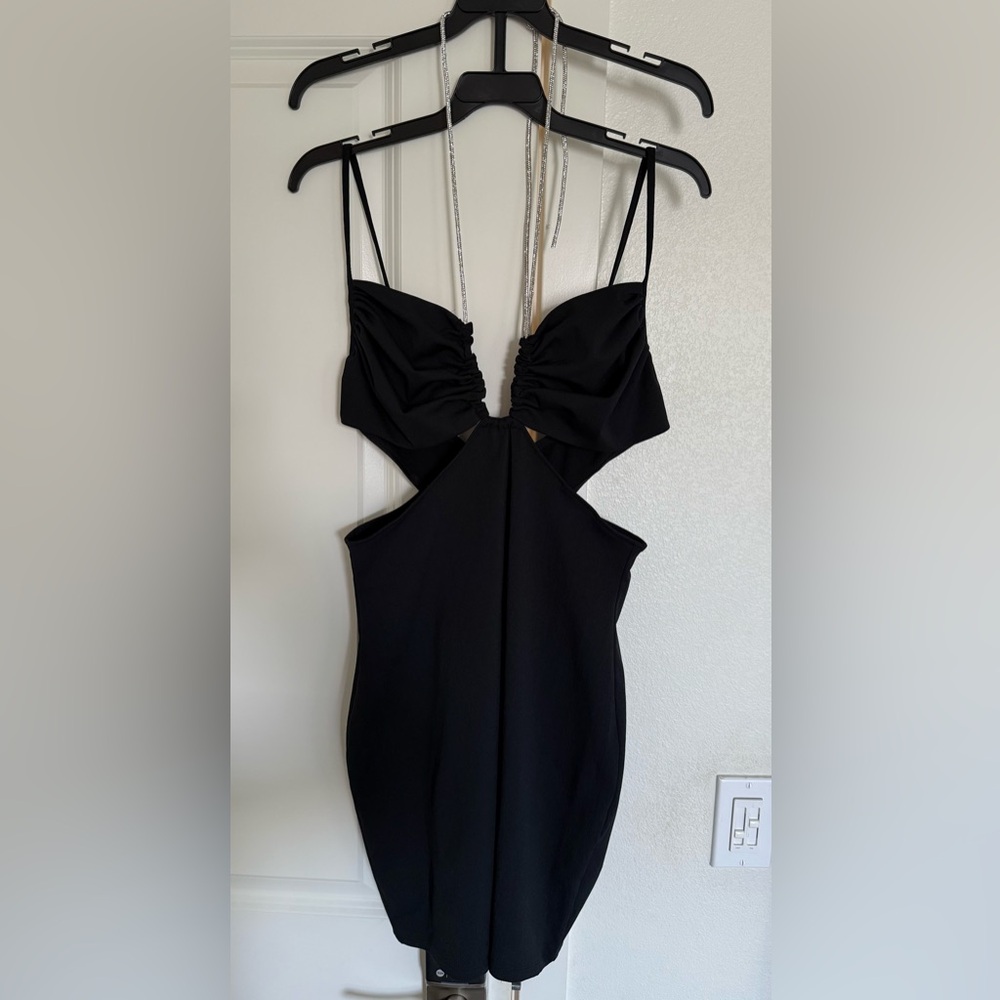 Zara Black Backless Dress